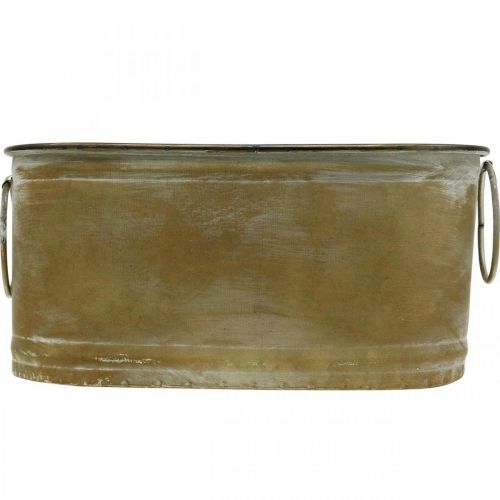 Artículo Conjunto Maceta Metal Bañera Vintage Retro L22.5cm/27cm/31cm