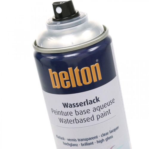 Floristik24 Belton free laca base agua laca transparente alto brillo spray 400ml