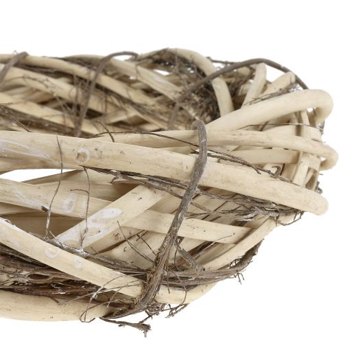 Floristik24 Corona de mimbre con ramas naturaleza Ø30cm
