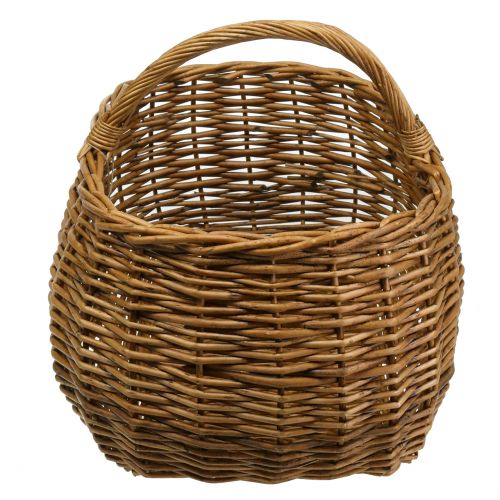 Floristik24 Cesta de mimbre ovalada 48cm x 34cm H25cm