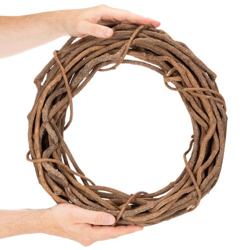 Corona de sauce natural para manualidades florales, 40 cm. | Floristik24.es