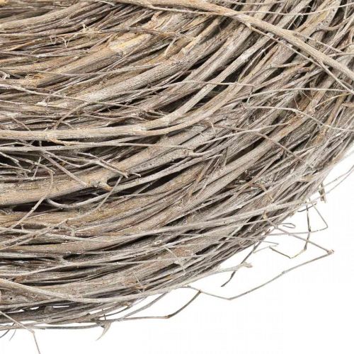 Floristik24 Corona de sauce blanco corona decorativa corona mesa nido corona Ø42cm