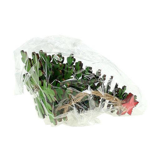Floristik24 Árbol de Navidad para colgar verde 14cm