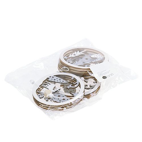 Floristik24 Decoración navideña para colgar Ø9.8cm 4pcs