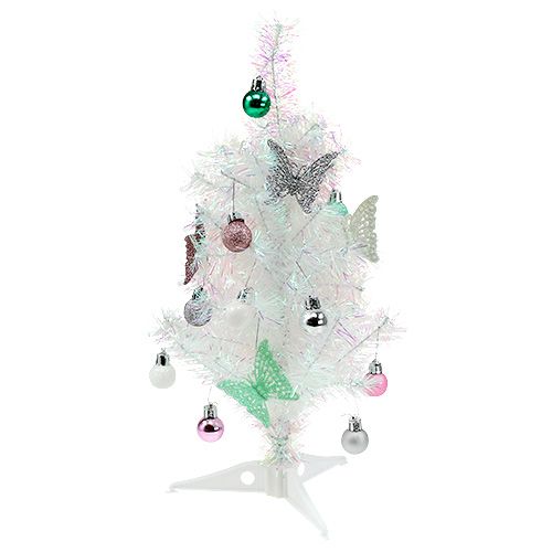 Floristik24 Decoración Navideña Mini Árbol Multicolor 43cm