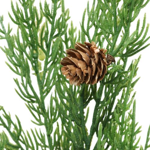 Floristik24 Ramas de ciprés rama navideña artificial con conos 78cm