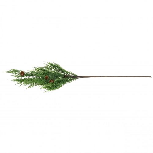 Floristik24 Ramas de ciprés rama navideña artificial con conos 78cm