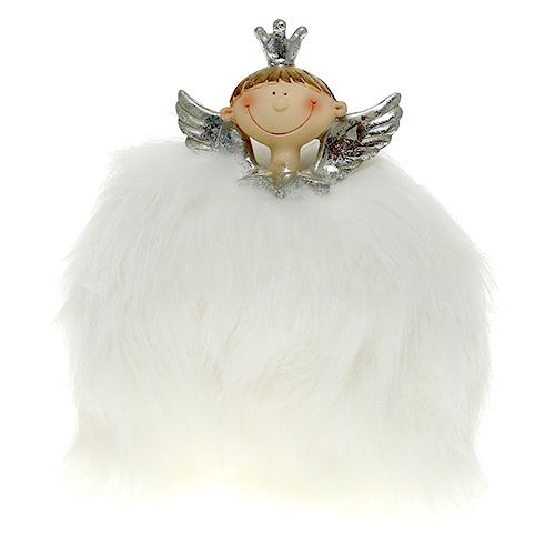 Floristik24 Ángel navideño 20cm blanco