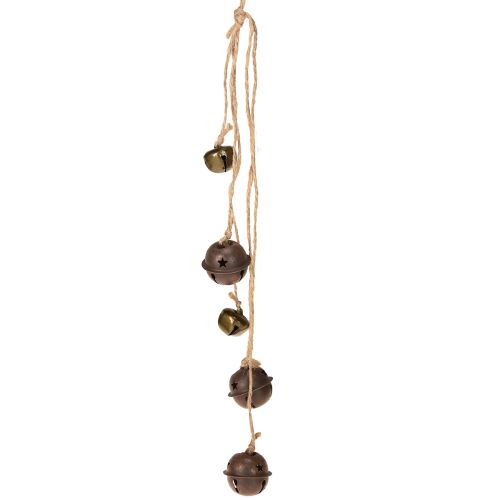 Campanas navideñas para colgar, H37cm, 6 piezas