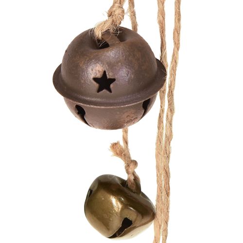 Artículo Campanas navideñas para colgar, H37cm, 6 piezas
