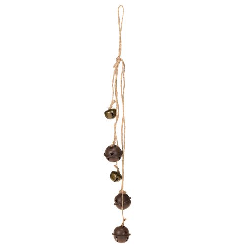 Artículo Campanas navideñas para colgar, H37cm, 6 piezas