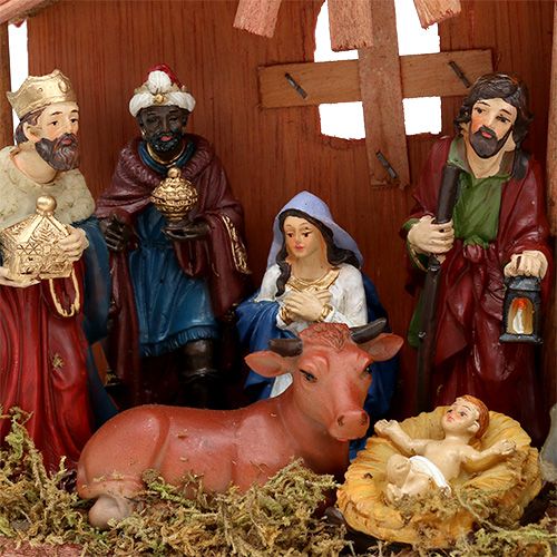 Artículo Belén de Navidad 30cm x 21cm x 10cm