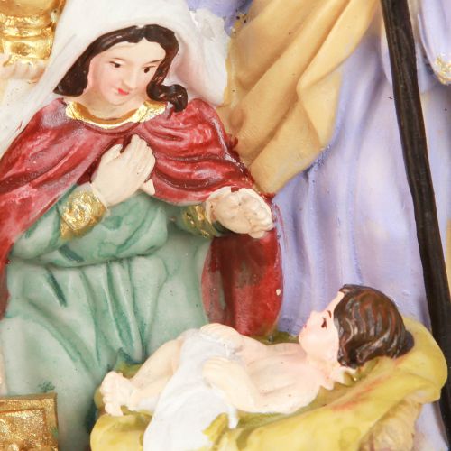 Artículo Belén navideño con figuras Belén navideño 15,5×7×20cm