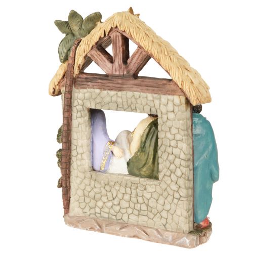 Artículo Belén navideño con figuras Belén navideño 15,5×7×20cm