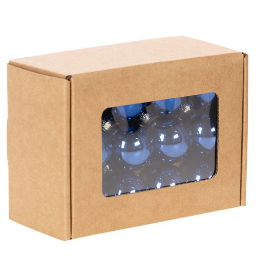 Juego de mini bolas navideñas de cristal para decorar ramas de abeto, 3 cm, 22 piezas | Floristik24.es