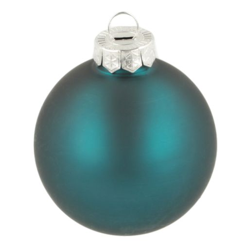 Bola de Navidad, mate y brillante, adorno festivo para árbol de Navidad, 6 cm, 24 unidades | Floristik24.es