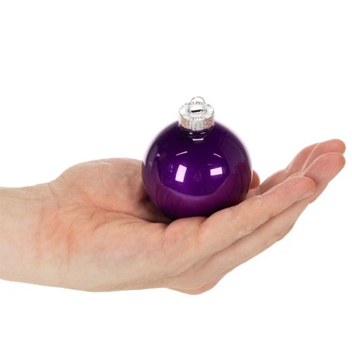 Juego de adornos para árbol de Navidad, adornos navideños brillantes y coloridos, 60 mm, 24 piezas | Floristik24.es