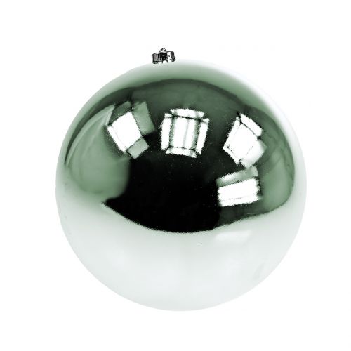 Bola de Navidad irrompible verde claro Ø20cm | Floristik24.es