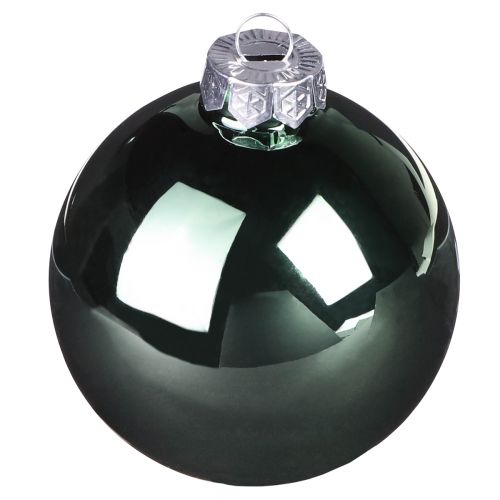 Artículo Bolas navideñas árbol gris verde bolas de cristal Ø6cm 24 piezas