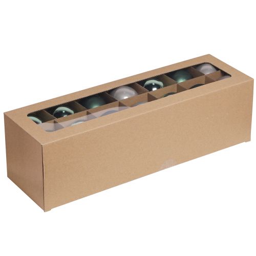 Artículo Bolas navideñas árbol gris verde bolas de cristal Ø6cm 24 piezas
