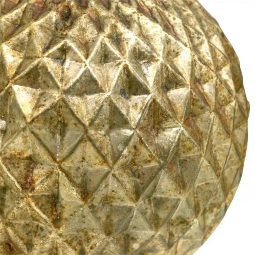 Floristik24 Bolas de Navidad reno adornos para árboles vintage oro Ø12cm 2ud