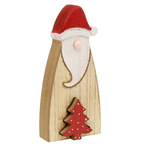 Floristik24 Madera de Papá Noel 17cm