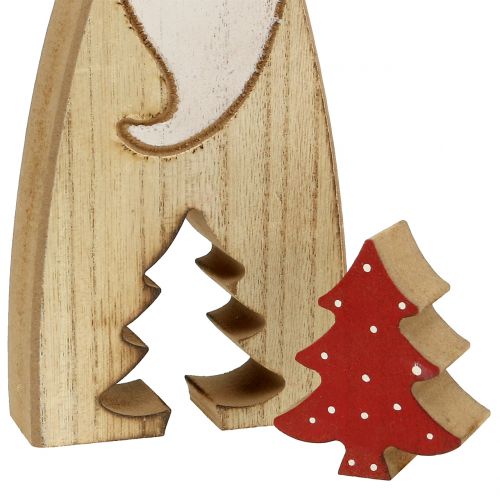 Floristik24 Madera de Papá Noel 17cm