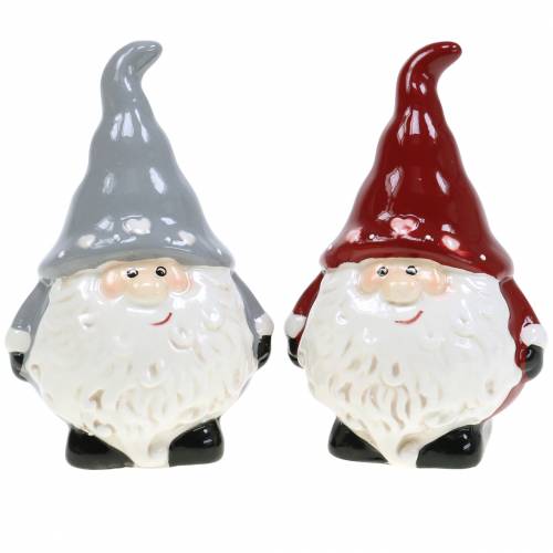 Decoración navideña Santa Claus Deco figura 10cm 2pcs