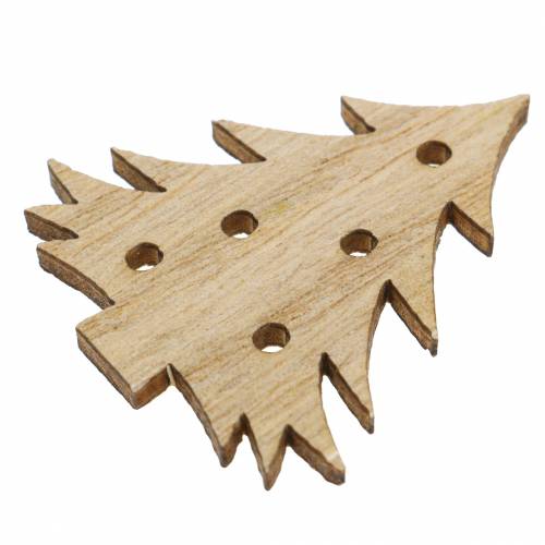 Floristik24 Adornos scatter surtido navideño madera 72 piezas