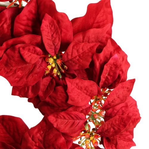 Artículo Corona de Pascua flores artificiales Navidad Ø40cm
