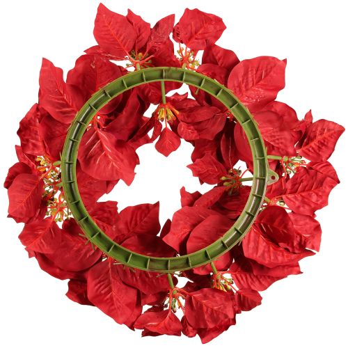 Artículo Corona de Pascua flores artificiales Navidad Ø40cm