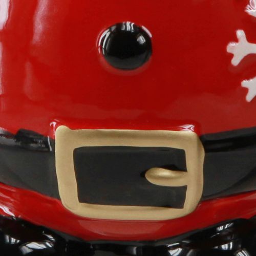 Artículo Taza navideña taza de cerámica Papá Noel 10,5cm 2uds