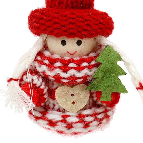 Floristik24 Weihnachtswichtel para colgar 6,5cm L15cm tipo. 3ST