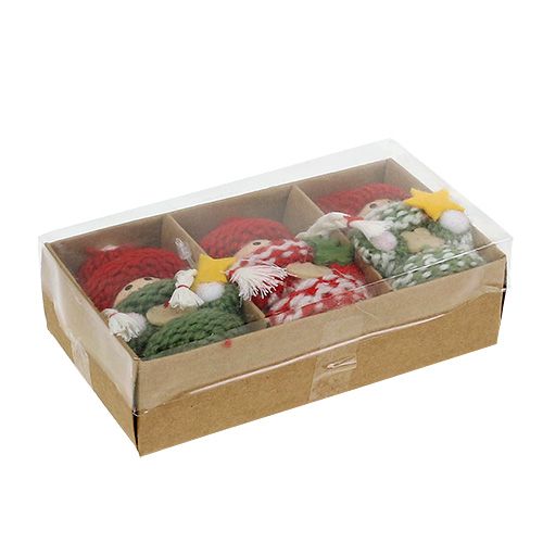 Floristik24 Weihnachtswichtel para colgar 6,5cm L15cm tipo. 3ST