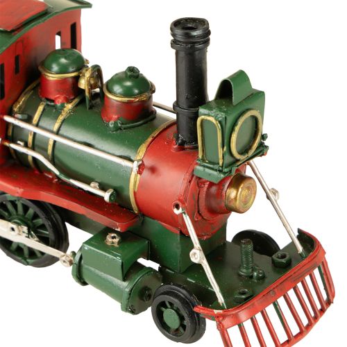 Artículo Tren navideño con locomotora de abeto verde navideño 20cm