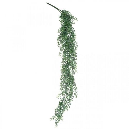 Floristik24 Planta verde colgante planta colgante artificial con cogollos verde, blanco 100cm