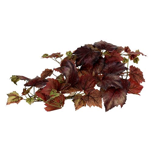 Floristik24 Vid Guirnalda Rojo Oscuro 190cm
