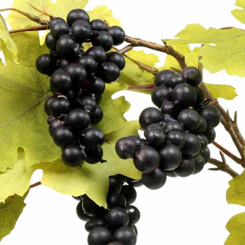 Floristik24 Rama de vid con uvas 76cm
