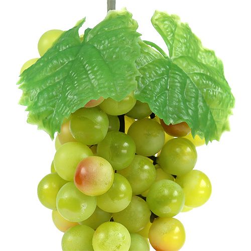 Floristik24 Uvas con hoja verde claro 22cm