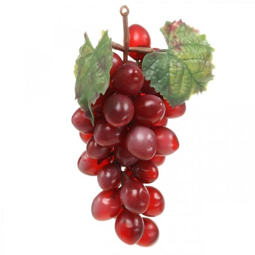 Floristik24 Uvas decorativas uvas rojas artificiales frutas decorativas 15cm