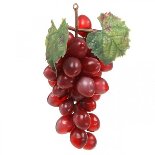 Floristik24 Deco Uva Roja Uvas Artificiales Deco Frutas 15cm