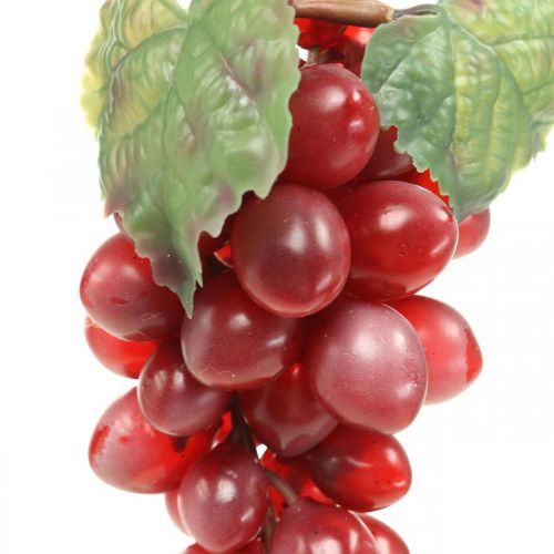 Artículo Uvas decorativas uvas rojas artificiales frutas decorativas 15cm