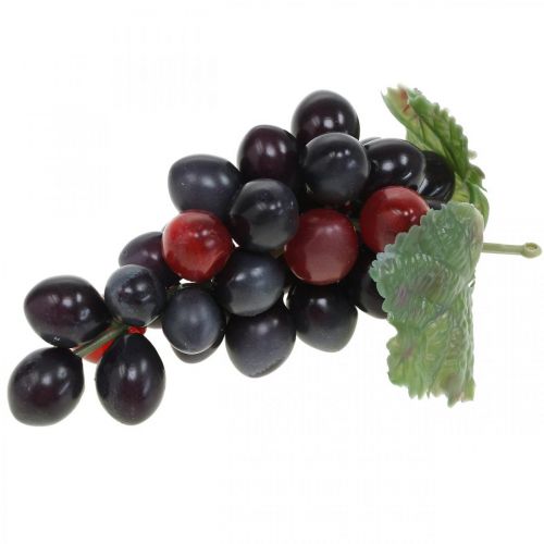 Artículo Uvas decorativas Negras Frutas decorativas Uvas artificiales 15cm