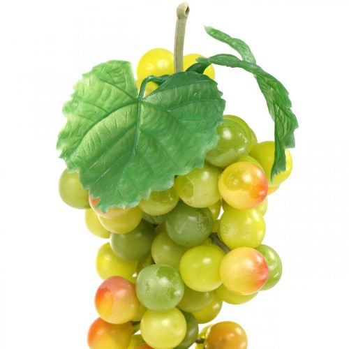 Floristik24 Deco uvas verde artificial frutería escaparate decoración 22cm