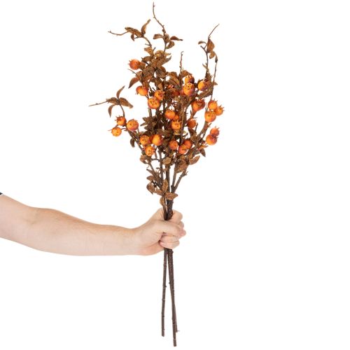 Rama artificial de espino blanco, decoración otoñal, 75 cm. | Floristik24.es