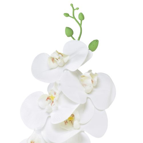 Artículo Orquídea artificial Phalaenopsis blanca Real Touch Al. 83 cm