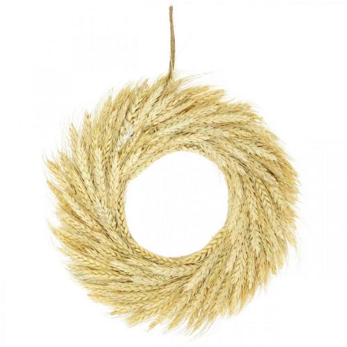 Floristik24 Corona natural, corona de trigo, corona de trigo, corona de grano 30cm