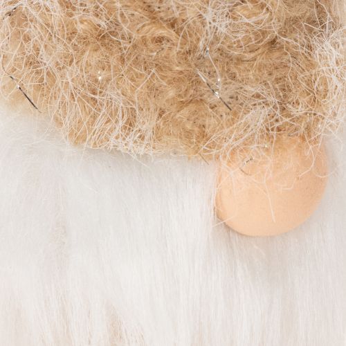 Figura decorativa de gnomo con barba para colgar, 17 cm, 6 piezas | Floristik24.es