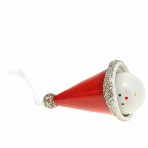 Artículo Decoración para Navidad Campana duende 10cm 4pcs