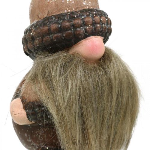 Floristik24 Conos y bellotas de cerámica Imp palo decorativo 8/8.5cm 4uds